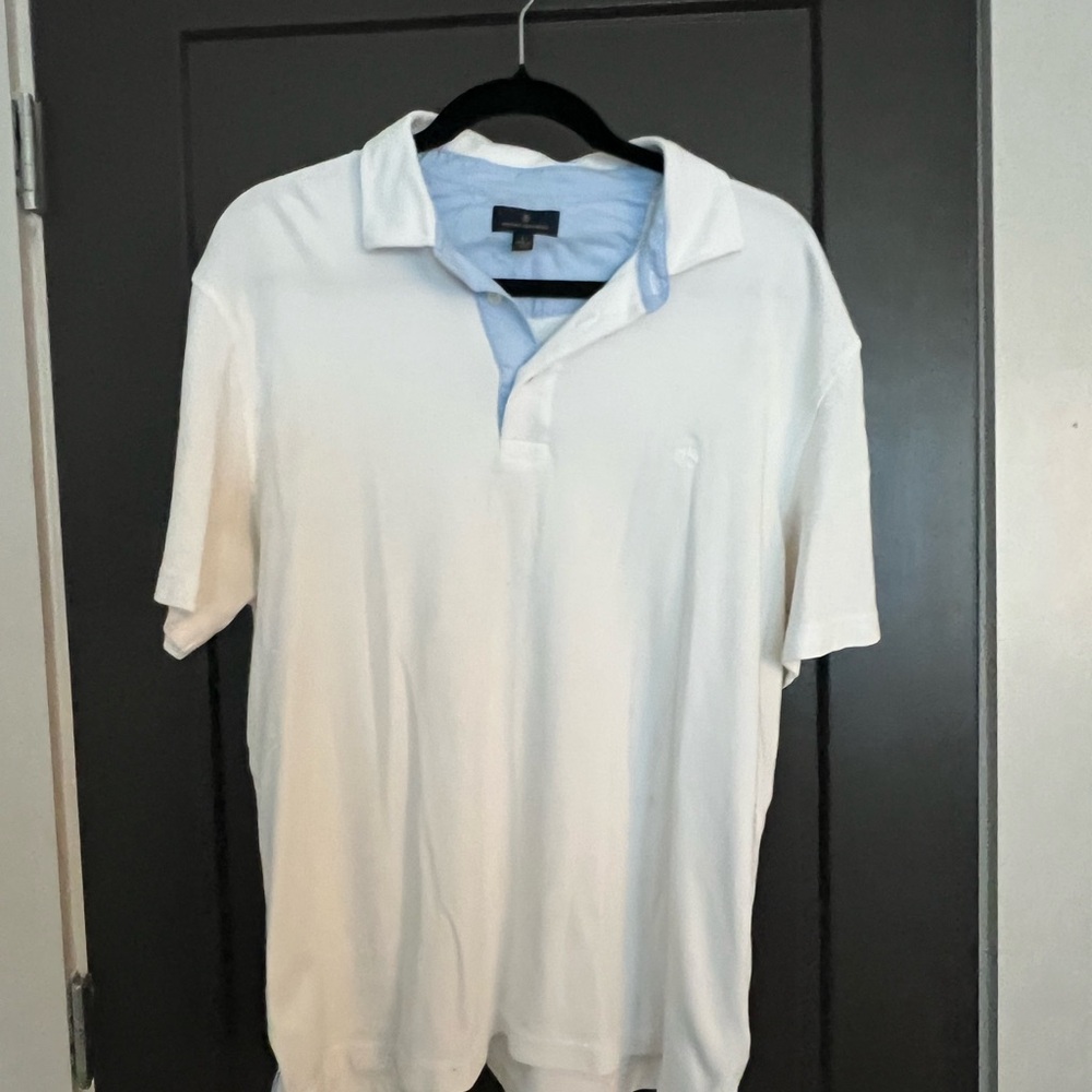 Brooks Brothers White Polo Shirt